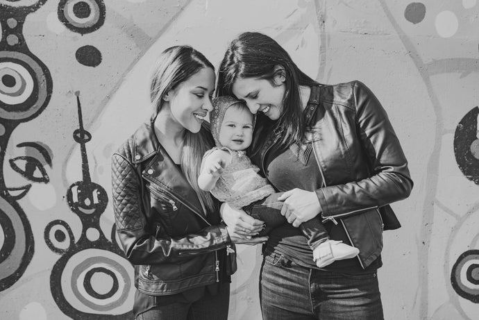 Family PRIDE: Families with Two Mamas.  Lea and Fiona