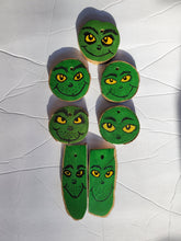 Hand Painted Wooden Ornaments Grinch